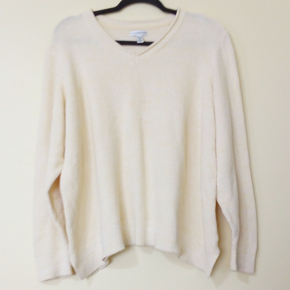 croft & barrow Sweaters - Croft & Barrow Women's V-Neck Sweater Size: 2X